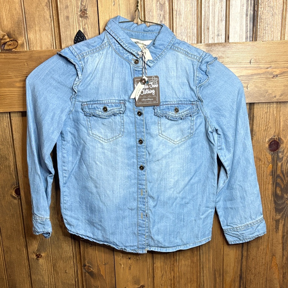 Matilda Jane Light Blue Button Down Shirt